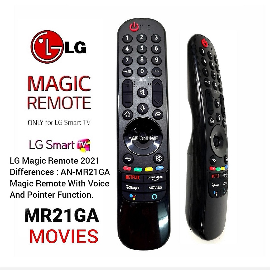 Replacement For LG Smart TV Magic Remote Control MR21GA With voice And ...