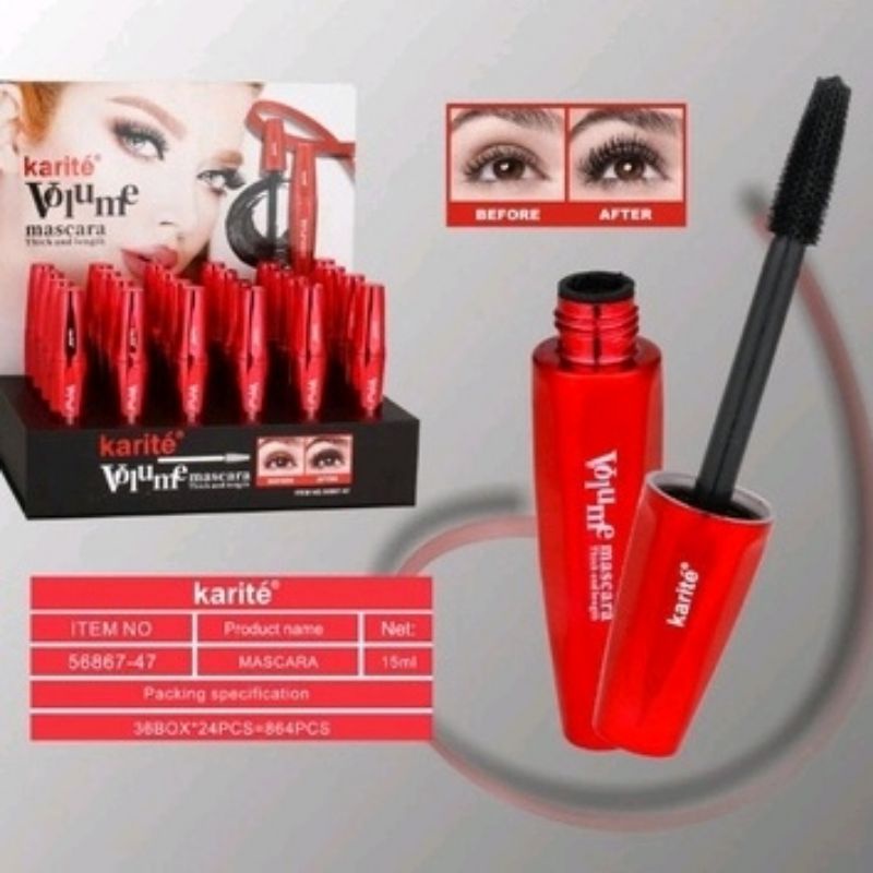 KARITE VOLUME THICK AND LENGTH MASCARA 15ML (1PCS) Shopee Malaysia