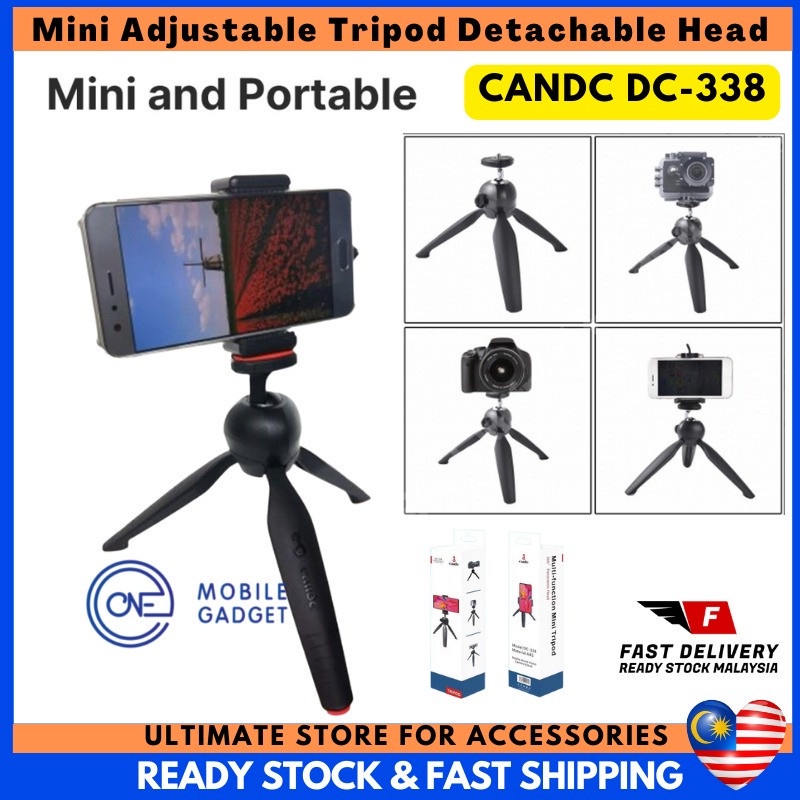 CANDC DC-338 Multi-functional Mini Adjustable Detachable Ballhead 360 ...