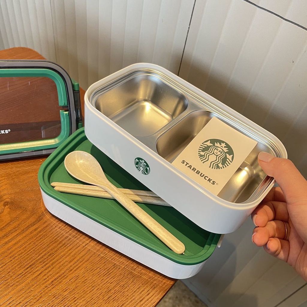 [For Ur] Starbucks Portable Lunch Box Large Capacity Lunch Box Limited