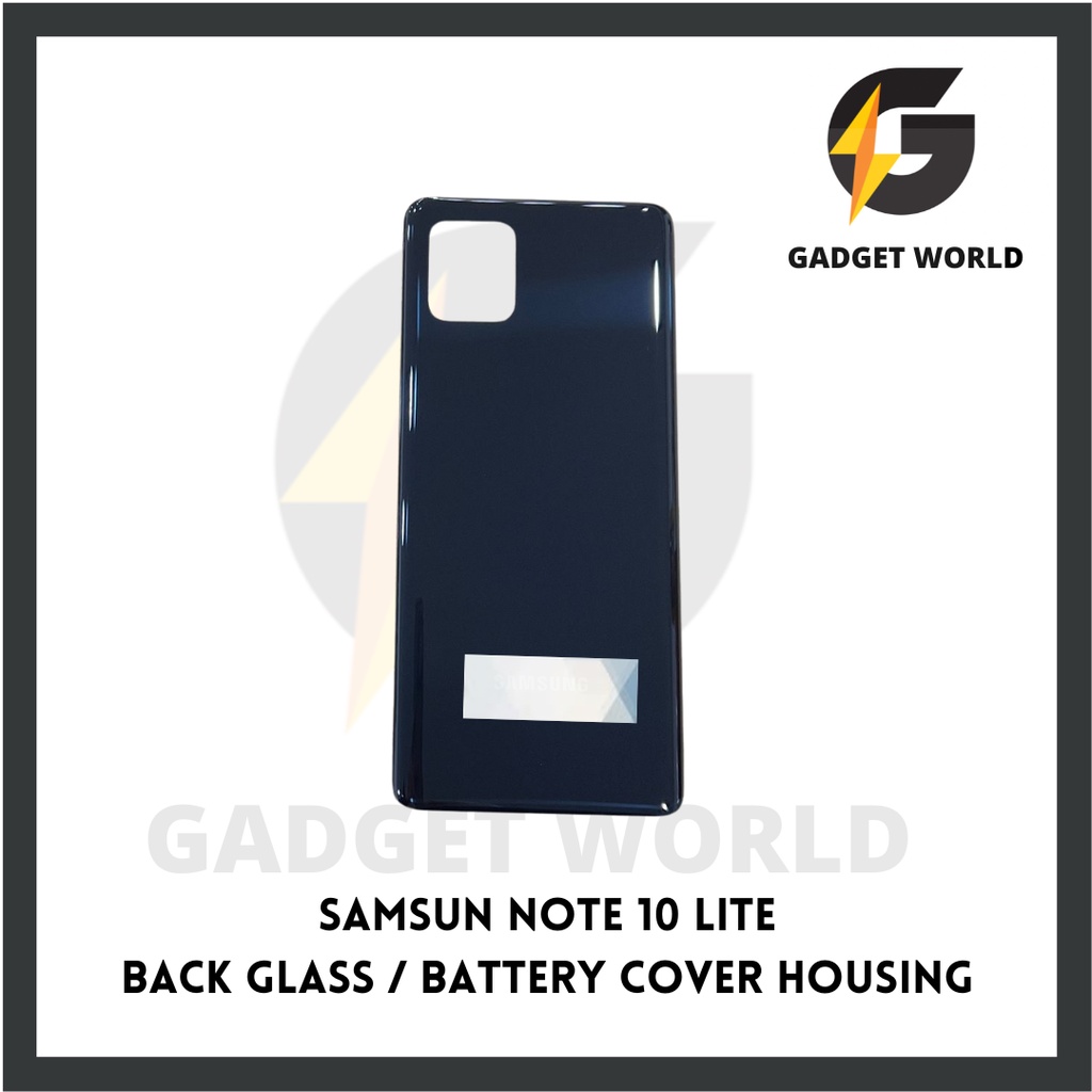 GADGET WORLD [ READY STOCK ] SAMSUN NOTE 10 LITE BATTERY COVER BACK ...