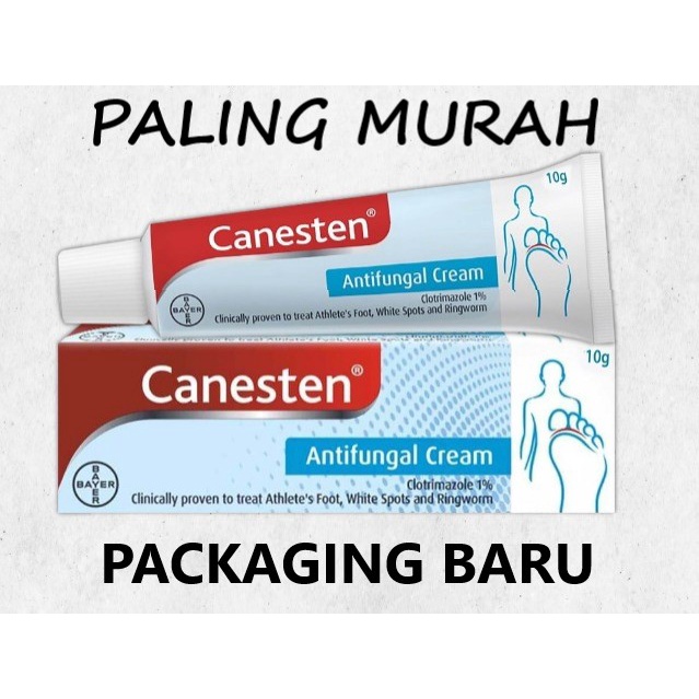 Canesten Clotrimazole Cream 1 w/w 10g / 20g untuk jangkitan jenis
