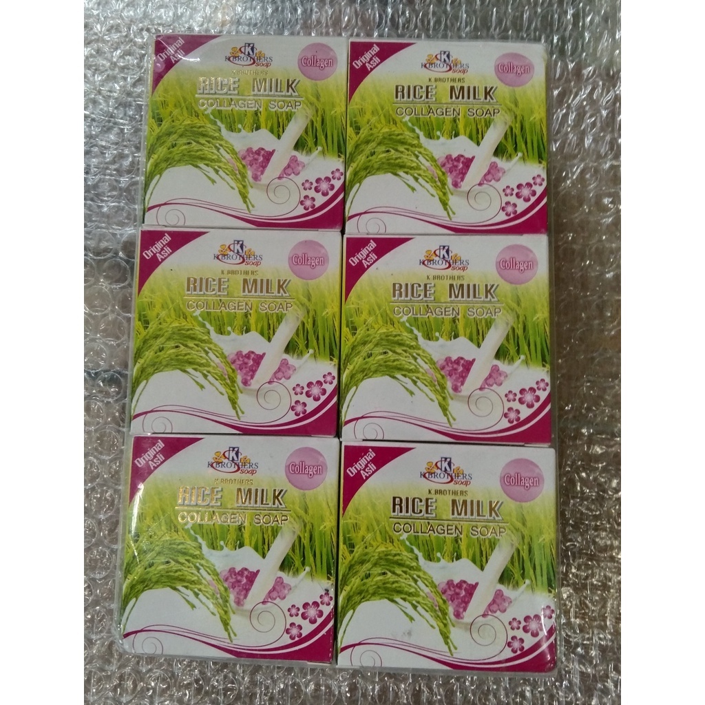 Rice Milk Collagen Soap Shopee Malaysia