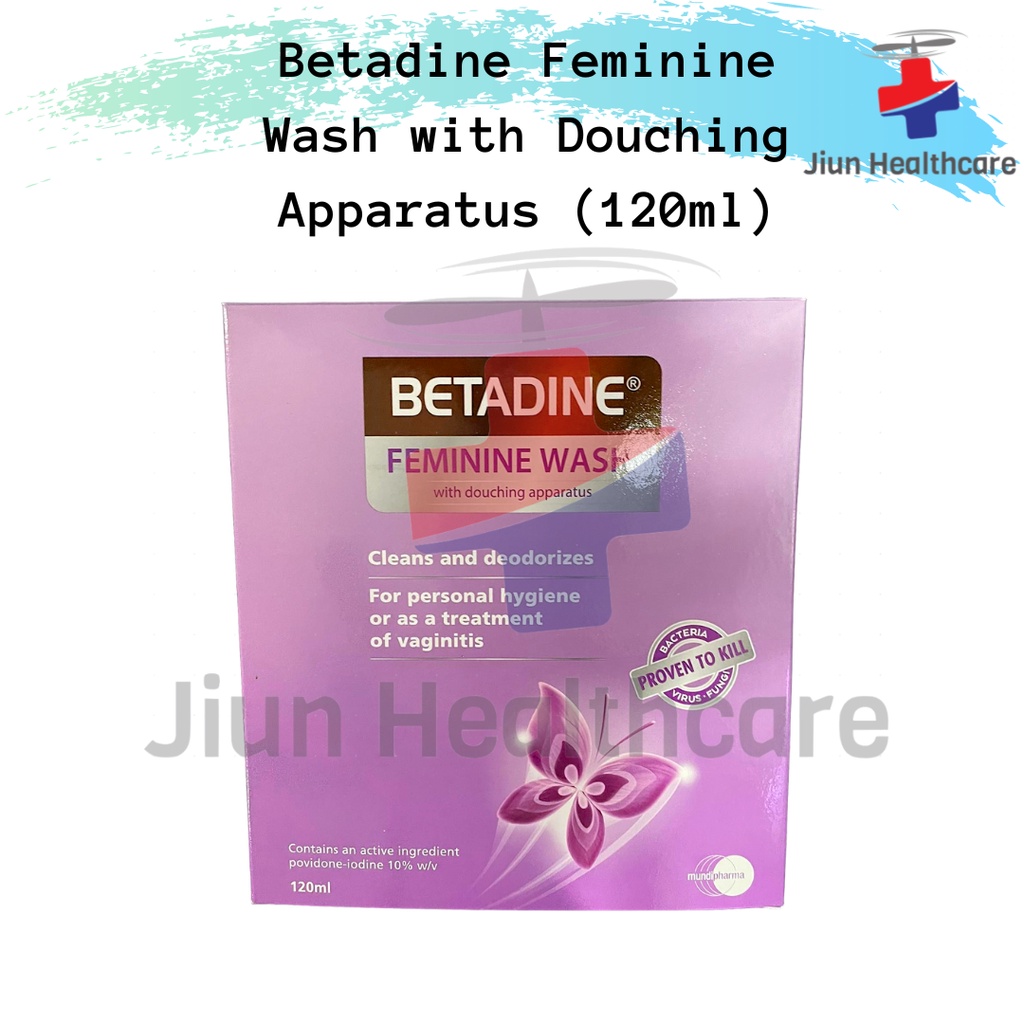 Betadine Feminine Wash with Douching Apparatus [120ml] Shopee Malaysia