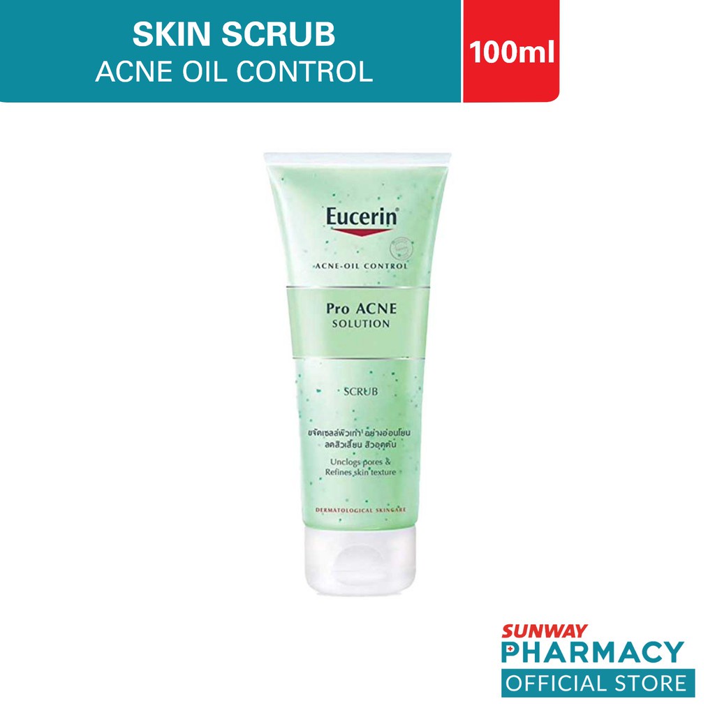 Eucerin Proacne Scrub (100ml) Shopee Malaysia