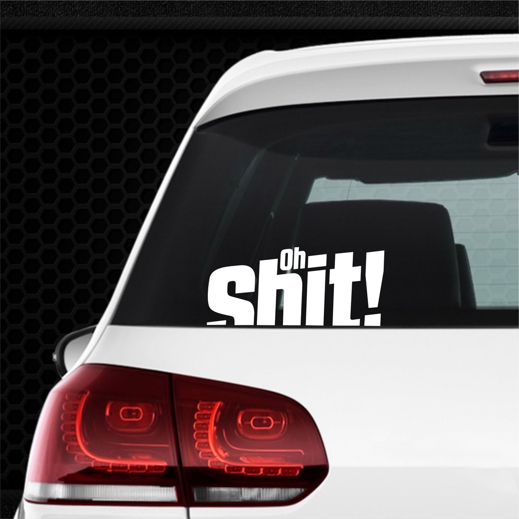 OH SHT CUT OUT VINYL DECAL STICKER FOR CAR/MOTORCYCLE AND HELMET ...