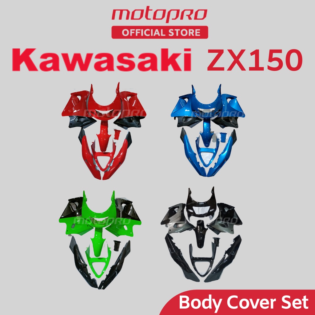 KAWASAKI ZX150 KR150 RR150 Full Body Cover Set Coverset Color Part Body ...