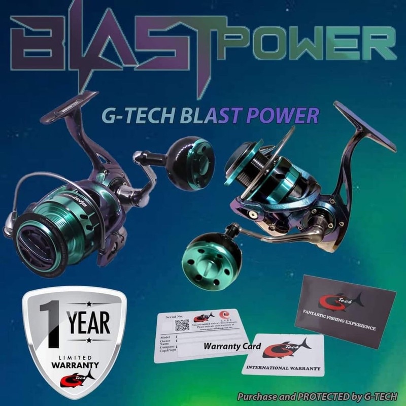 G-tech FULL METAL BODY REEL Blast POWER 2500PG/3000PG/4000PG