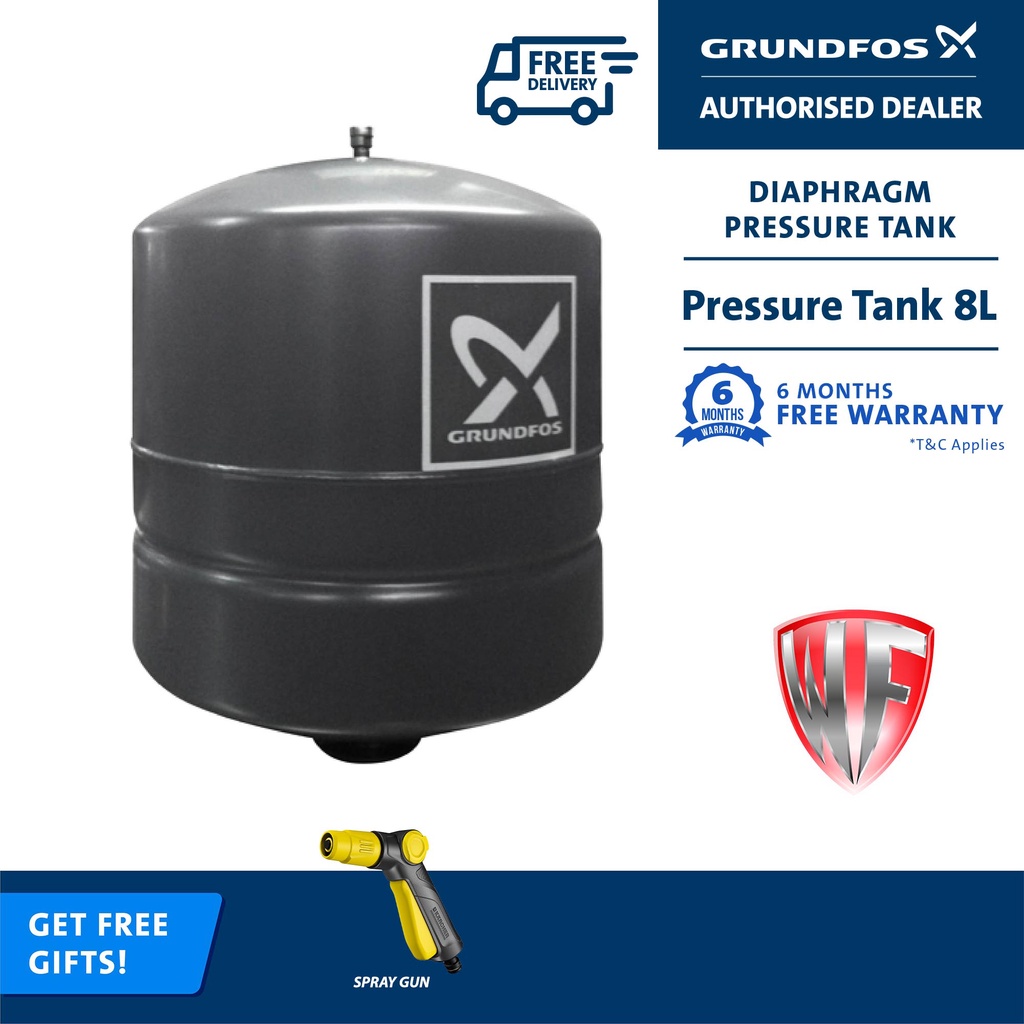 Grundfos Pressure Tank 8L Shopee Malaysia