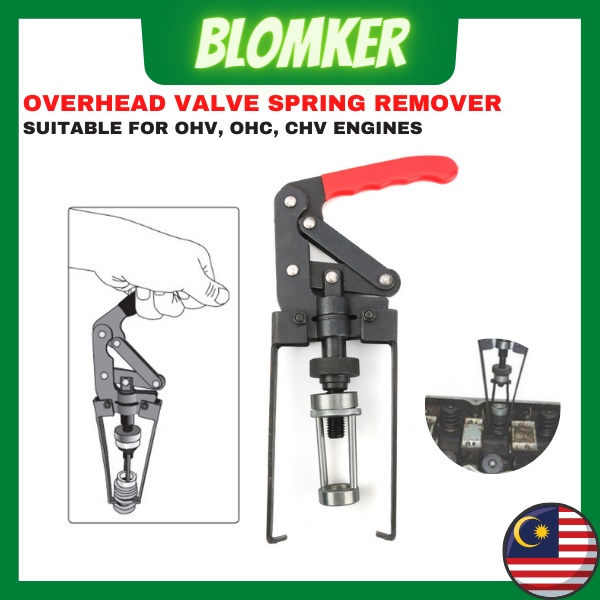 Jmotorparts Valve Spring Compressor Tool Set – OHV OHC Engine Installer/Remover – 2012230129
