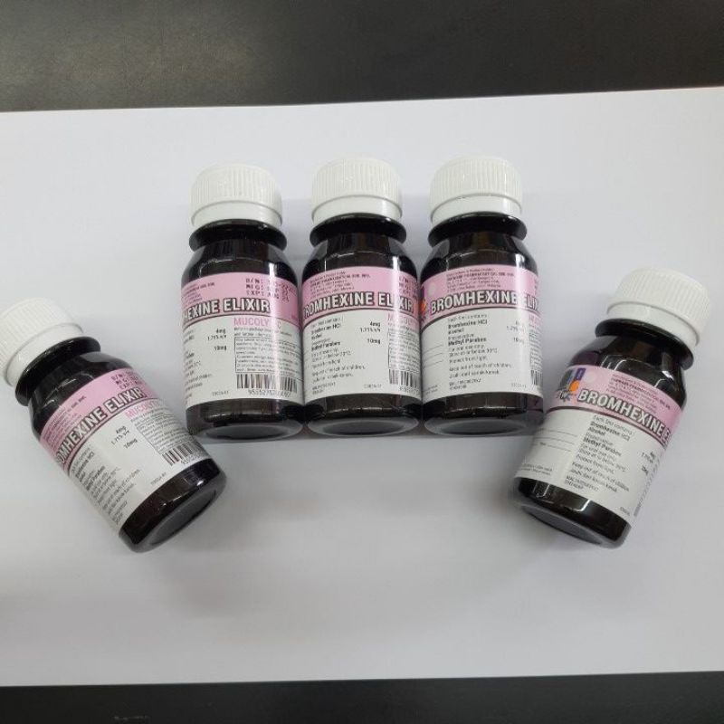 Sunward Bromhexine Elixir 4mg 60ml (Expiry Date:08/2027) | Shopee Malaysia