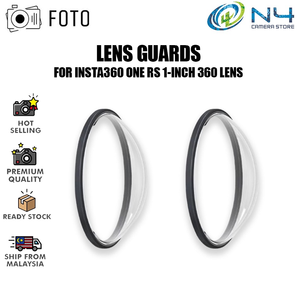 FOTO Lens Guards For Insta360 RS 1-Inch 360 Sport Camera Accessories ...