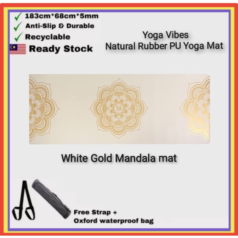 Premium PU + Natural Rubber Yoga & Exercise Mat