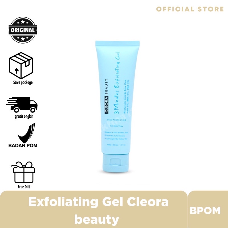 Cleora 3 minutes exfoliating gel 100 original Shopee Malaysia