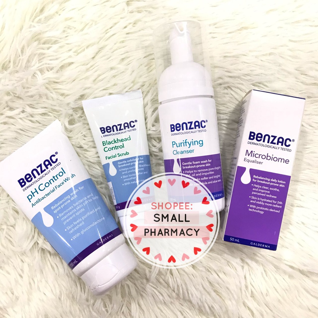 Benzac pH Control Antibacterial Face Wash / Blackhead Control Facial