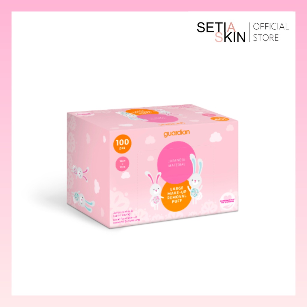 Guardian Large Make Up Remover Soft Cotton Facial Puff [100S] Shopee