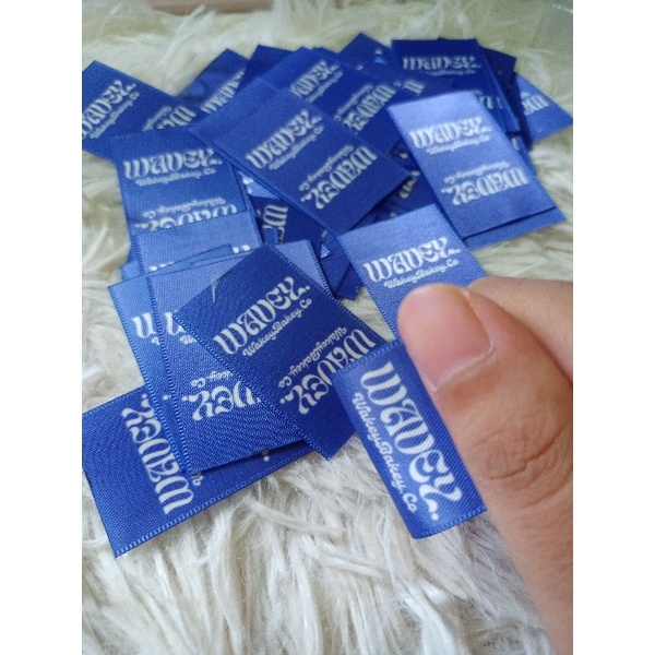 satin label untuk baju, telekung, bag dan barangan handmade | Shopee ...