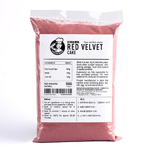 HOI MEISTER BAKER Red Velvet Cake Mix 500g | Adunan Kek Velvet Merah ...