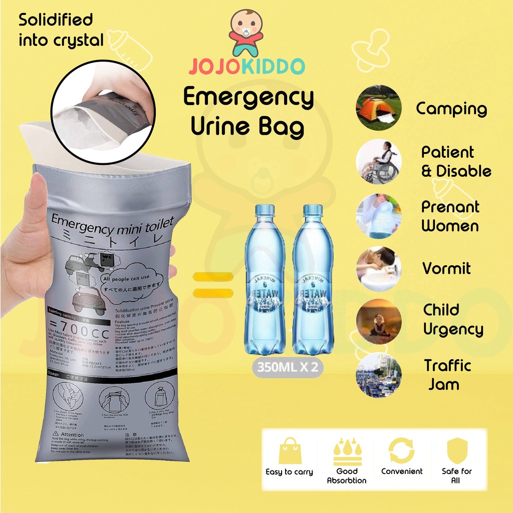 Outdoor Emergency Urinate Bags Car Mini Toilet 700ml Urine Bag