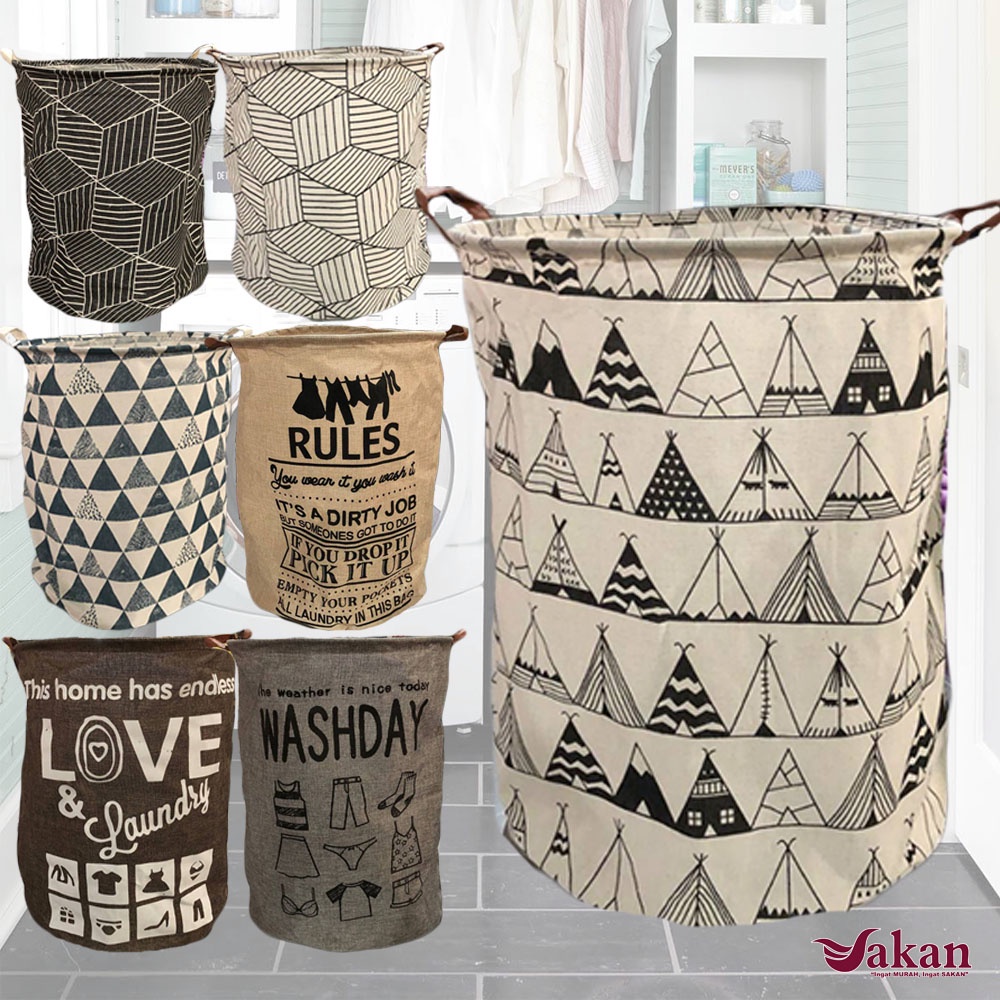 Sakan Laundry Collapsed Basket Water proof 578066578069 Shopee Malaysia