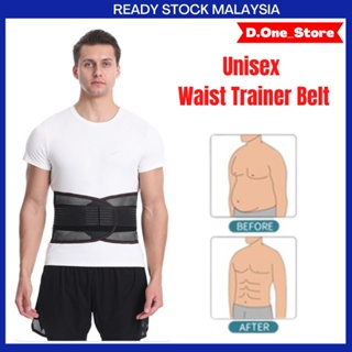 Bengkung Perut Lelaki Unisex Slimming Belts Waist Trainer Abdomen Fat  Burning Modeling Tummy Belts Girdle