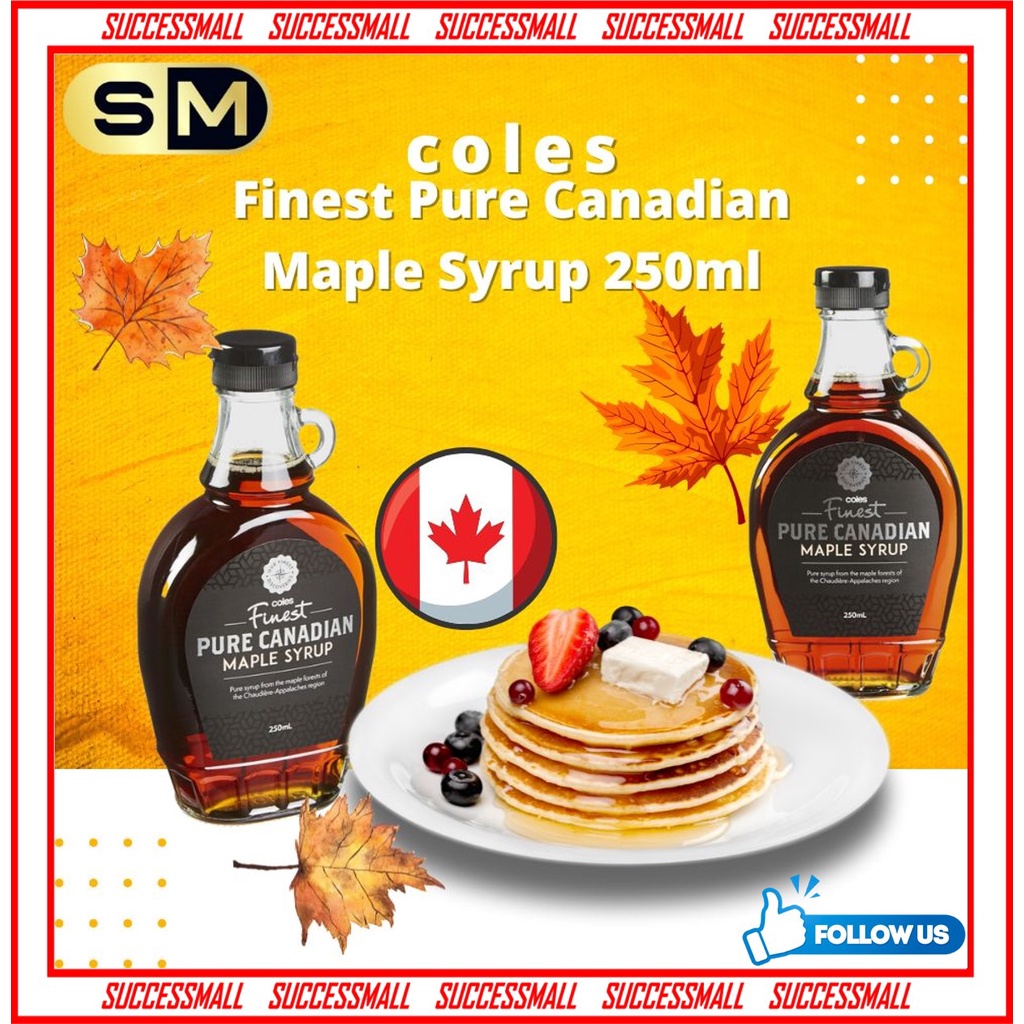 Coles Finest Pure Canadian Maple Syrup 250ml | Shopee Malaysia