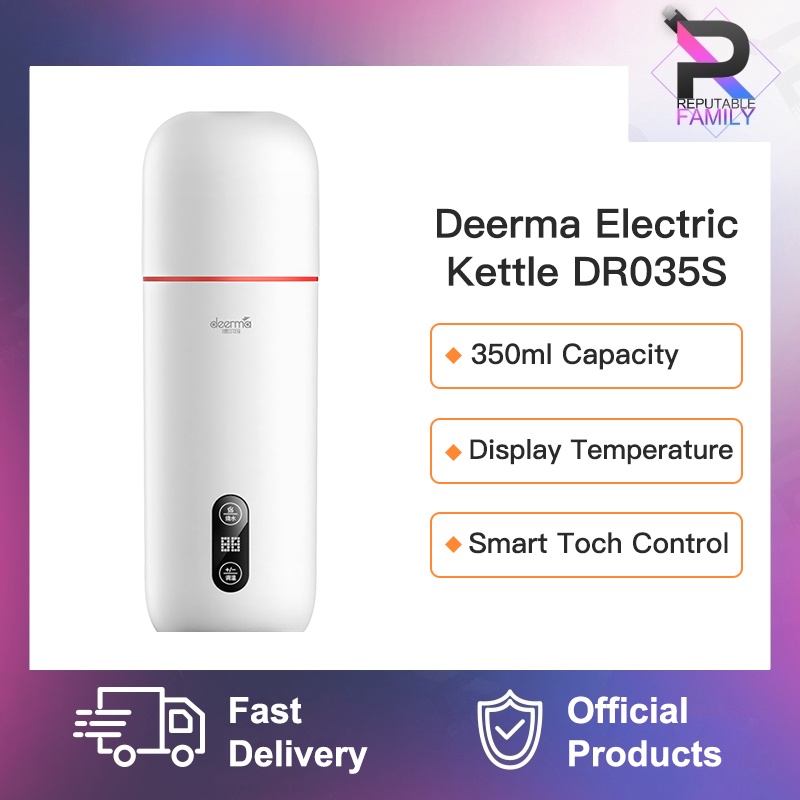 Deerma DR035S DR035 Electric Kettle Portable Water Heater Tea