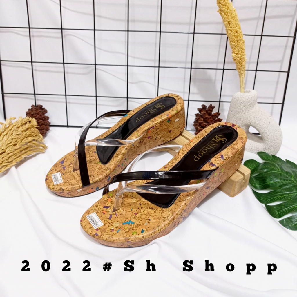 Wedges Sandals For Women Newest Jelly Flip Flops Sandals Wedges Flip