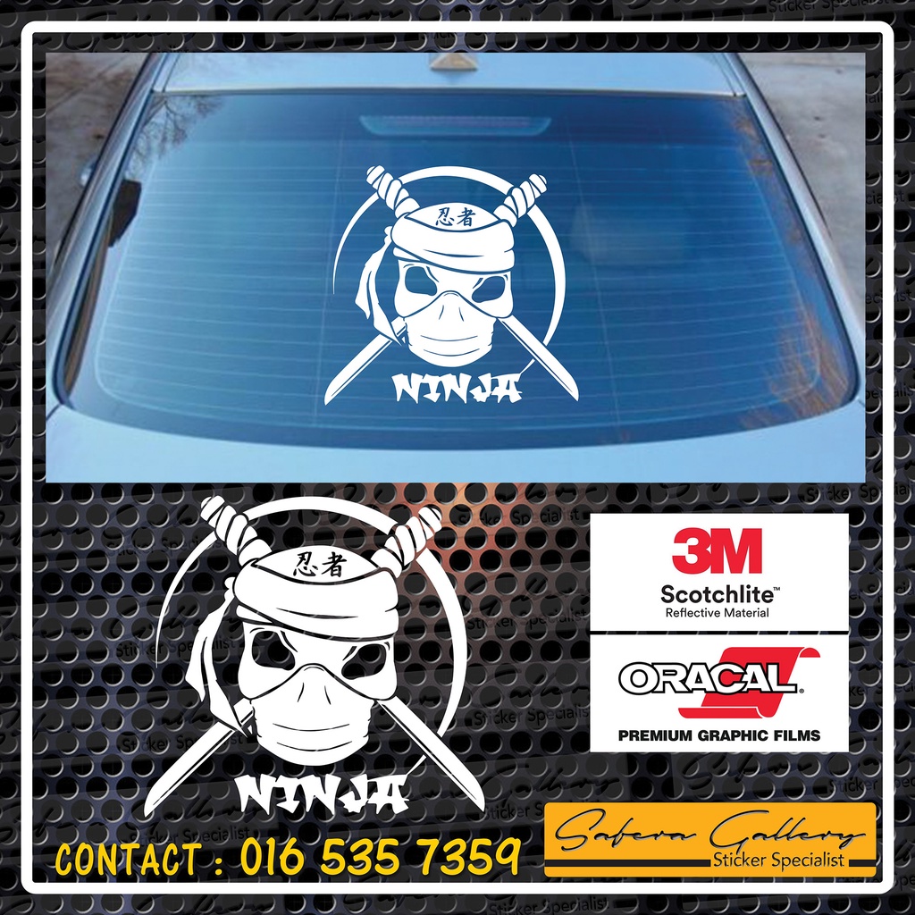 sticker ninja 01 cutting sticker | Shopee Malaysia