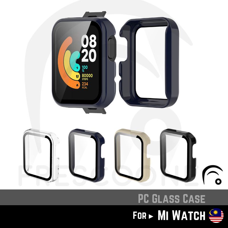 Smart Watch Case for Mi Watch Lite SQC PC Glass SmartWatch Device