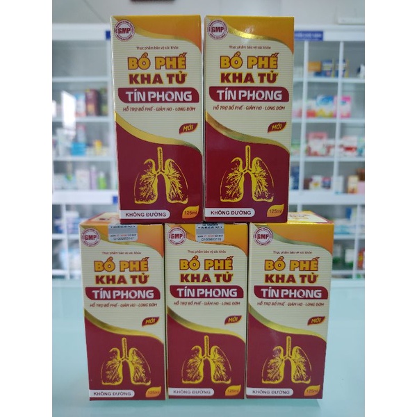Cough Syrup, Throat, Tin PHONG Helps Reduce Cough, Phlegm, Reduce