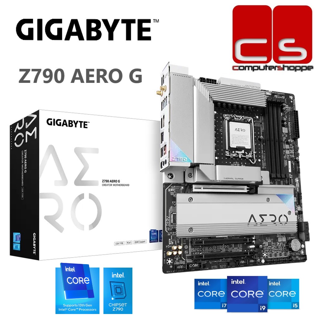 Gigabyte Z790 AERO DDR5 G ATX Creator Motherboard + Intel 14th Gen