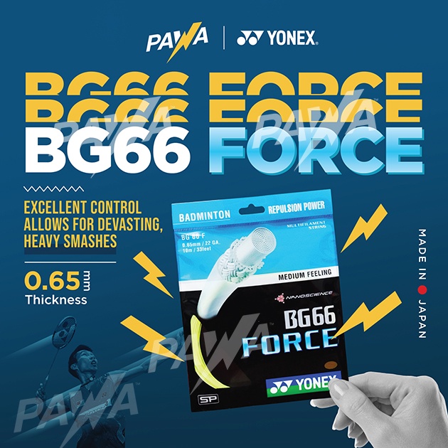 Yonex BG66 BG 66 Force Badminton String (100% Original) | Shopee Malaysia