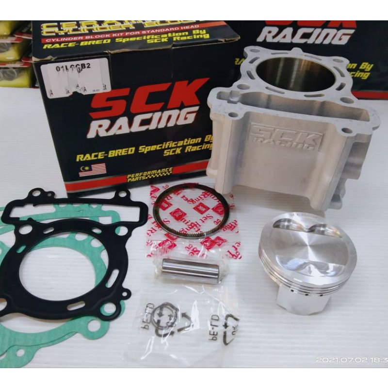 SCK Y15ZR 65MM +6MM/66MM+6MM (BODY) SCK RACING BLOCK KIT SET CERAMIC ...