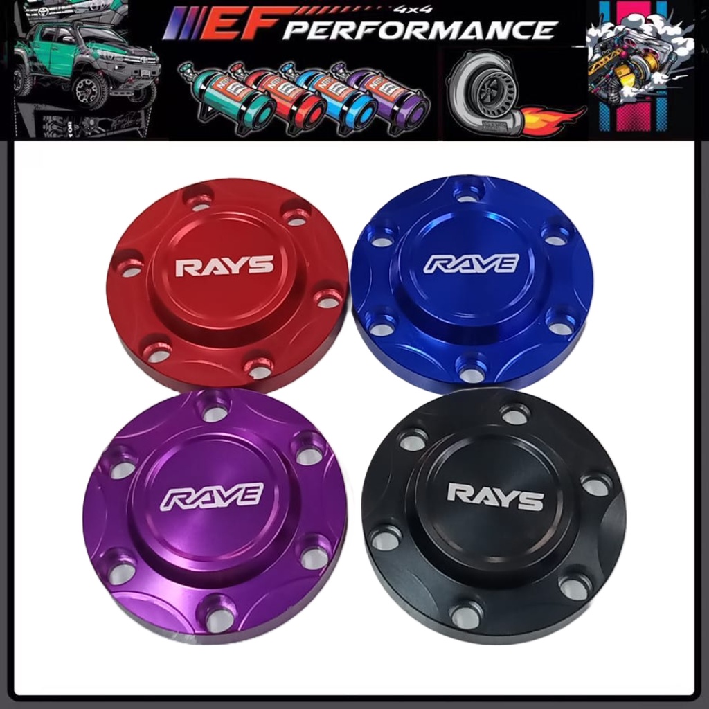 🇹🇭 4X4 Wheel Rim Cap (100% Original Rays) 106mm With O-ring Dmax ...