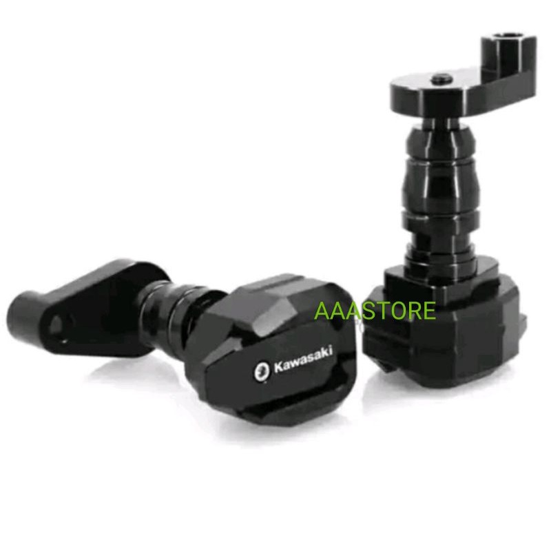 Kawasaki Er6n /Er6F frame slider/Radiator cover Shopee Malaysia