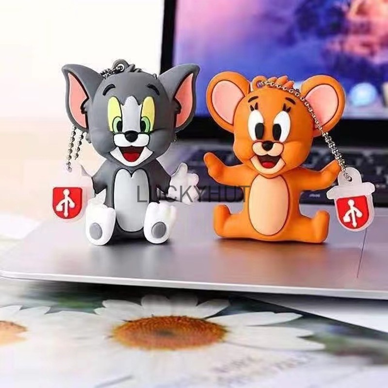 Pendrive USB 128GB Cat and Mouse Cartoon Pendrive 1GB 8GB 16GB 32GB ...