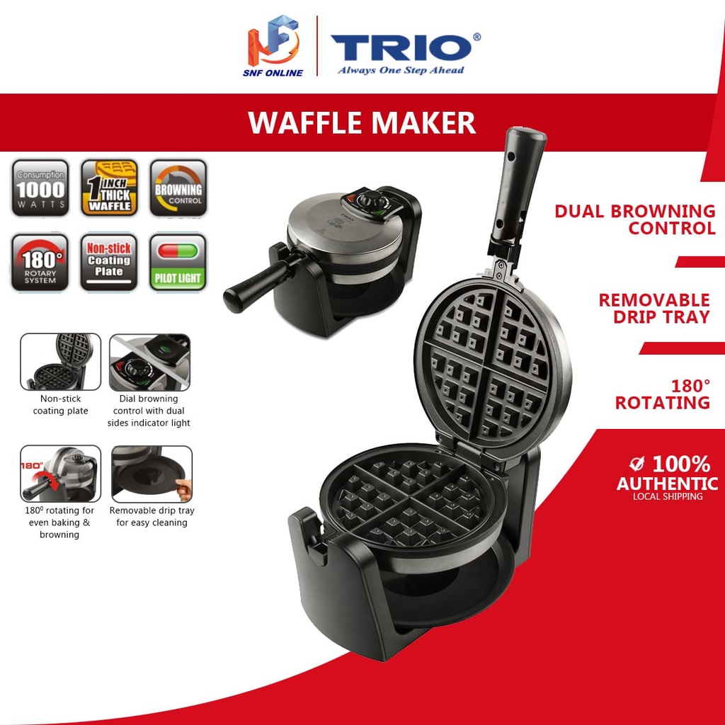 Trio Waffle Maker TWM85 TWM85 Shopee Malaysia