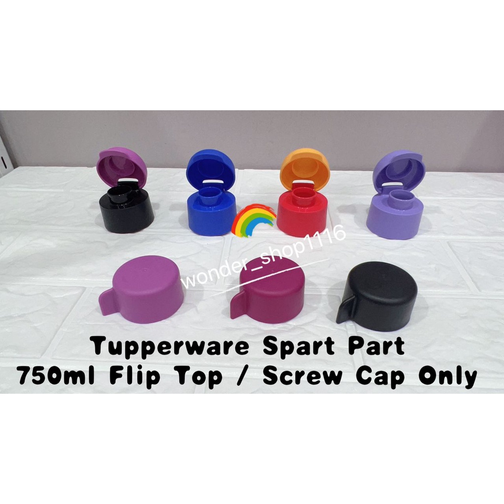 Tupperware Eco Bottle Spare Part 750ml Flip Top Cap (1) | Shopee Malaysia