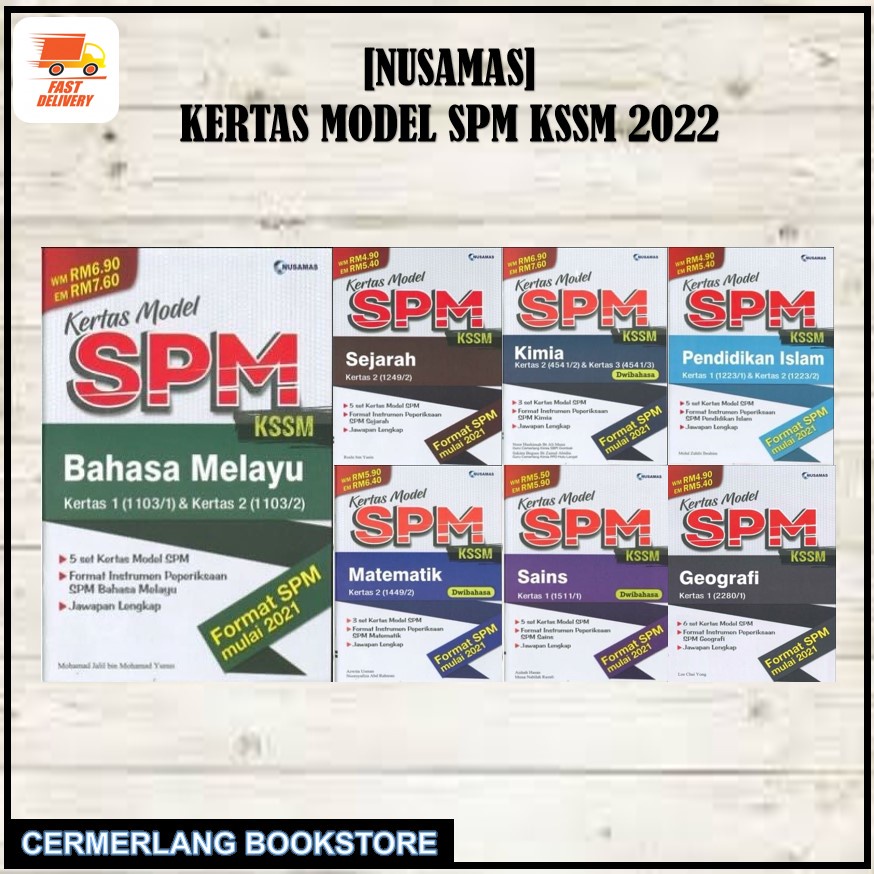 Cml Nusamas Kertas Model Spm Kssm Format Mulai Dwi Bahasa Shopee Malaysia