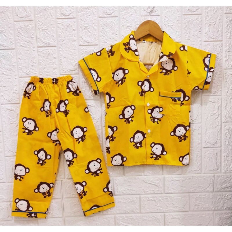 Children's Nightgowns With Monkey Motifs 012 Years Old/Boys