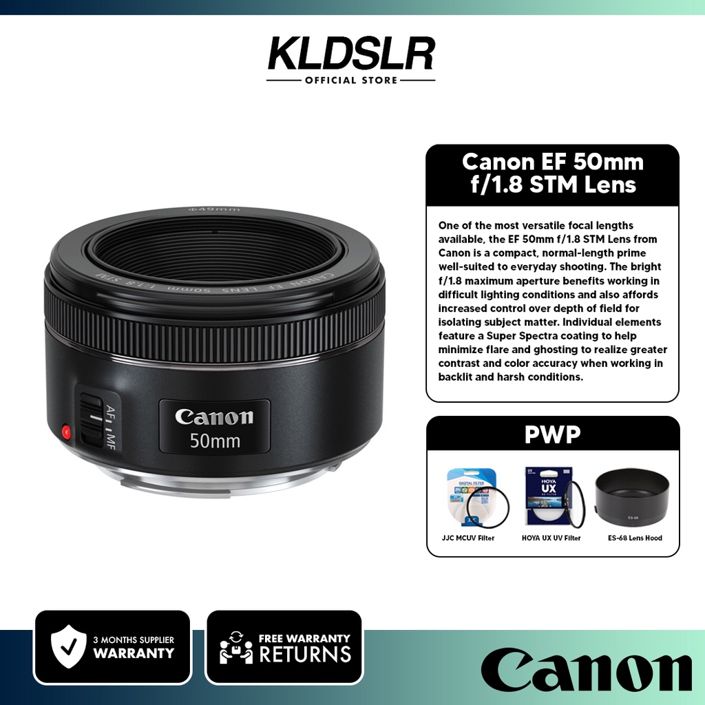 canon 50mm f1 8 - Prices and Promotions - Jul 2024 | Shopee Malaysia