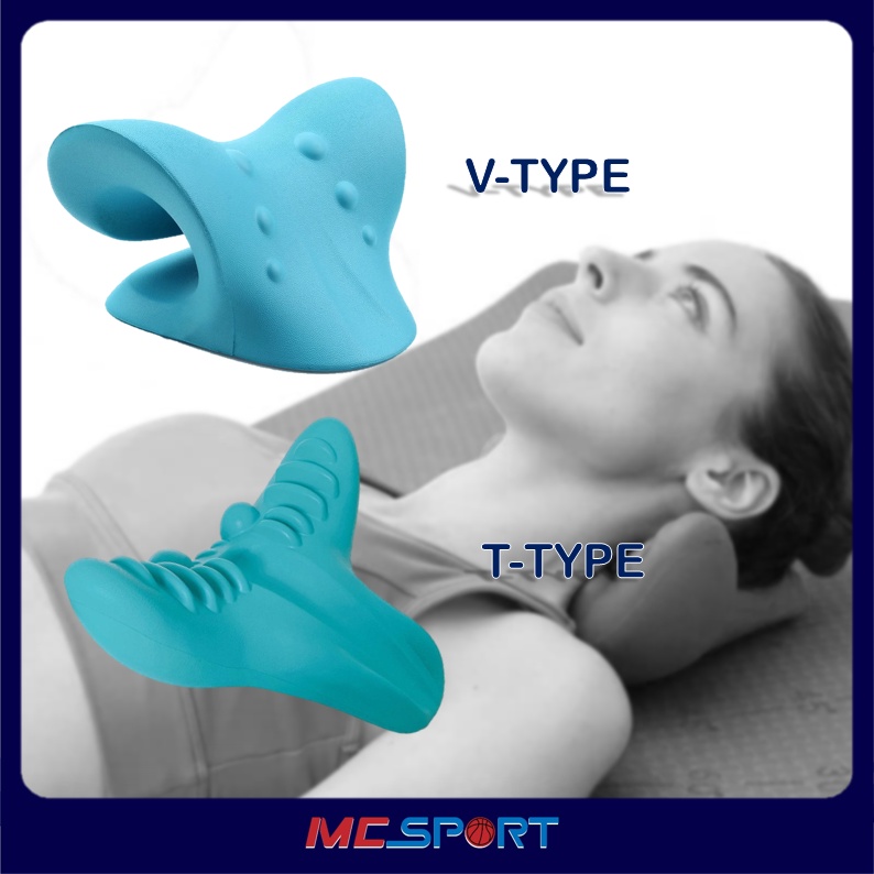 MCSPORT Neck Shoulder Stretcher Relaxer Cervical Pillow Relaxer Relief ...