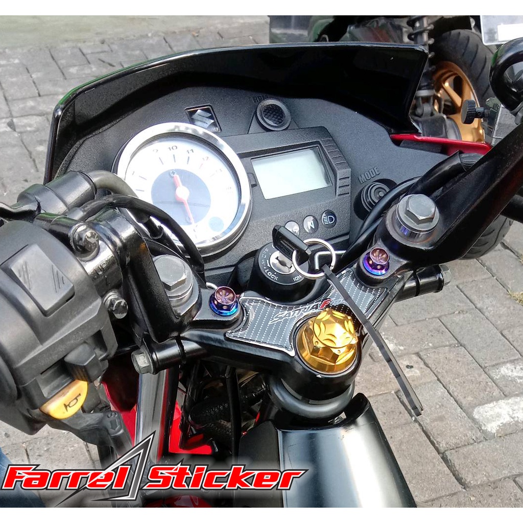 Satria FU Triangle Handlebar STICKER Embossed STICKER Shopee Malaysia