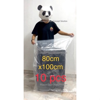 READYSTOCK]Brand New High Quality Heavy Duty Clear Transparent Large Thick  Packaging Plastic Bag Beg Plastik