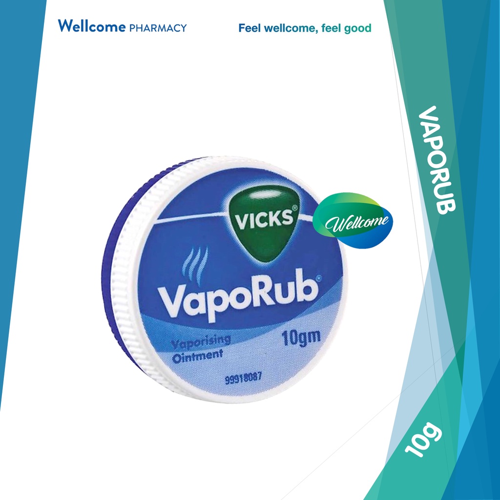 Vicks Vaporub Cold Vaporizing Ointment G Shopee Malaysia