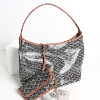 ♤▫ goyard Shopping bag Dog Tooth hobo Underarm 2023 New Capacity