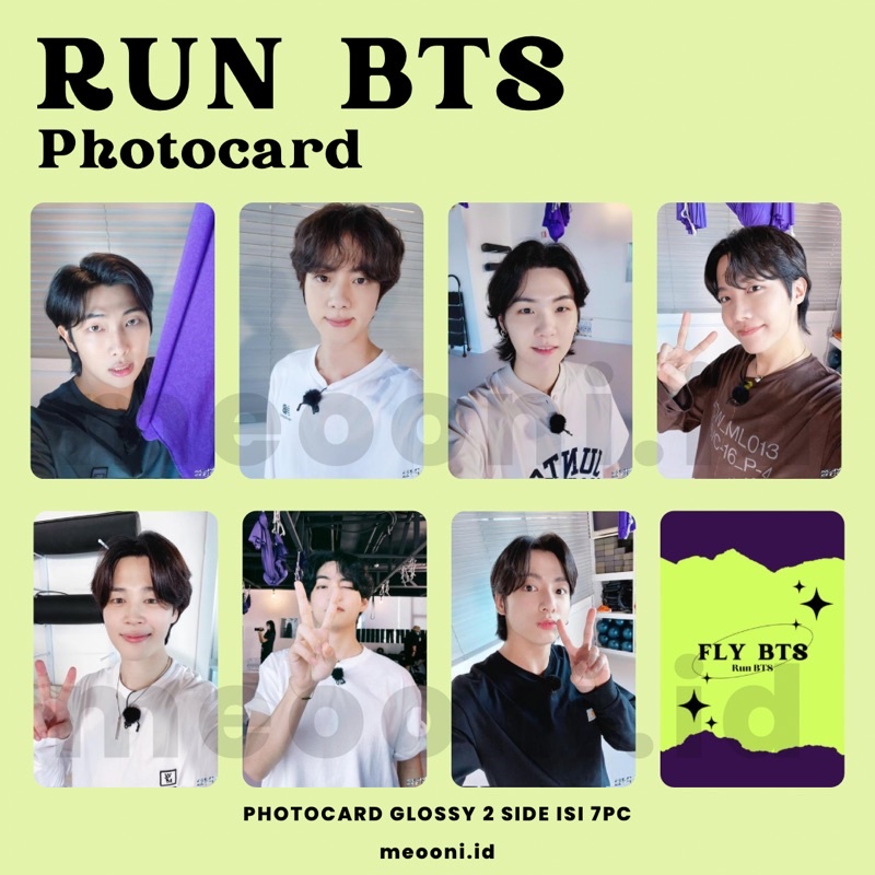 Photocard BTS RUN BTS FLY BTS | Shopee Malaysia