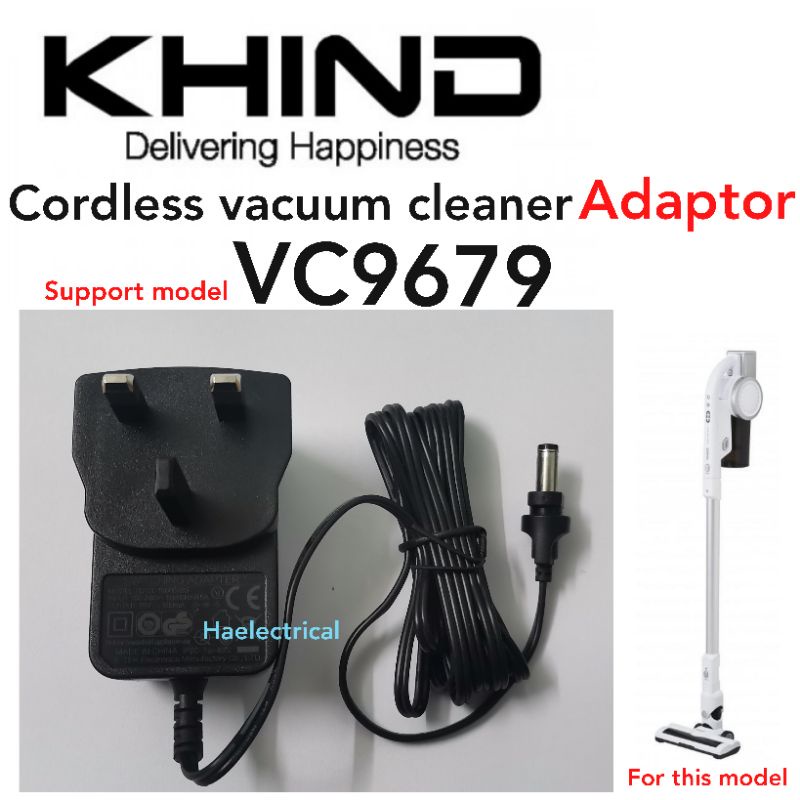 khind cordless vacuum cleaner adaptor VC9679 Shopee Malaysia