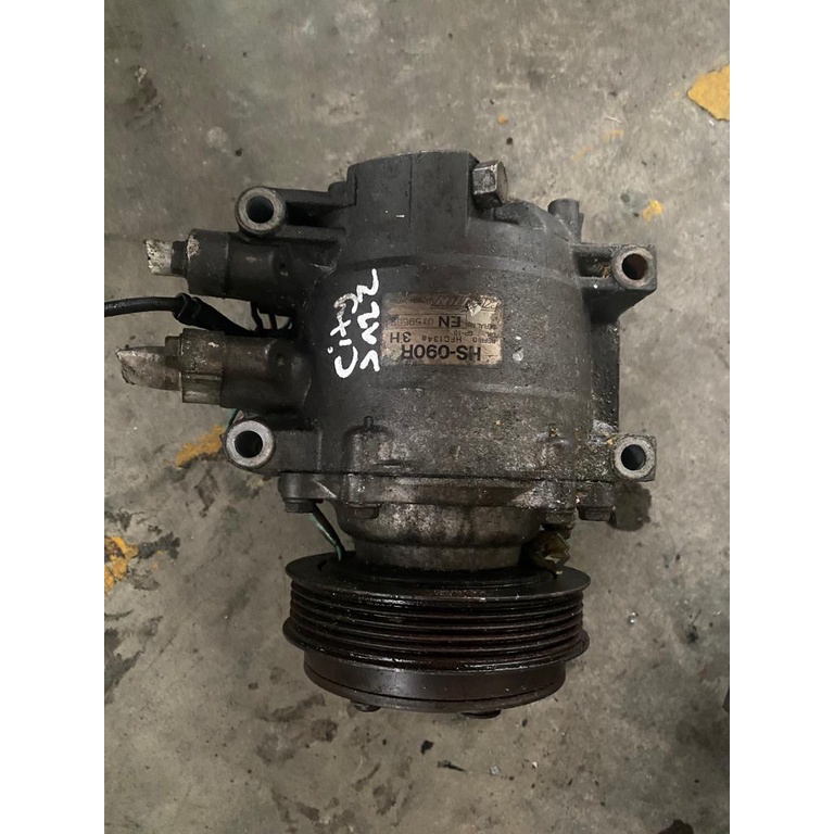 HONDA JAZZ GD CITY GD8 AIRCOND COMPRESSOR A/C PUMP HALFCUT JAPAN ...